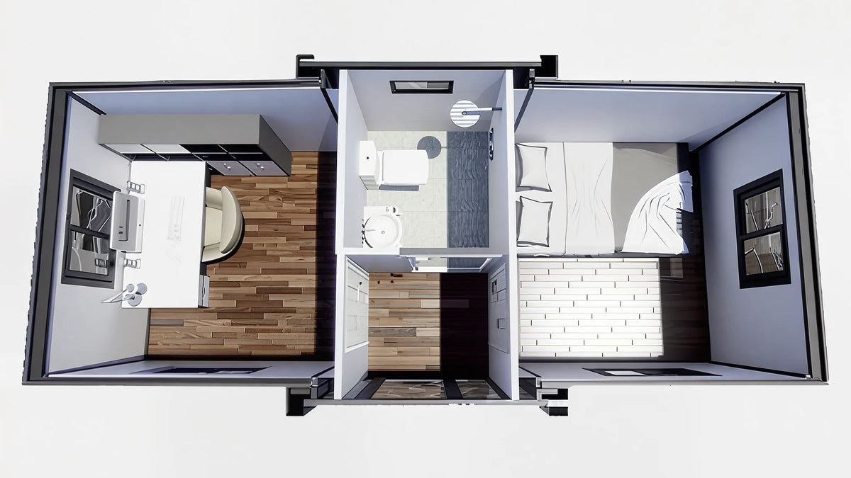 Cockahoop Cove – 10ft Tiny Home | 1 Bedroom Container House