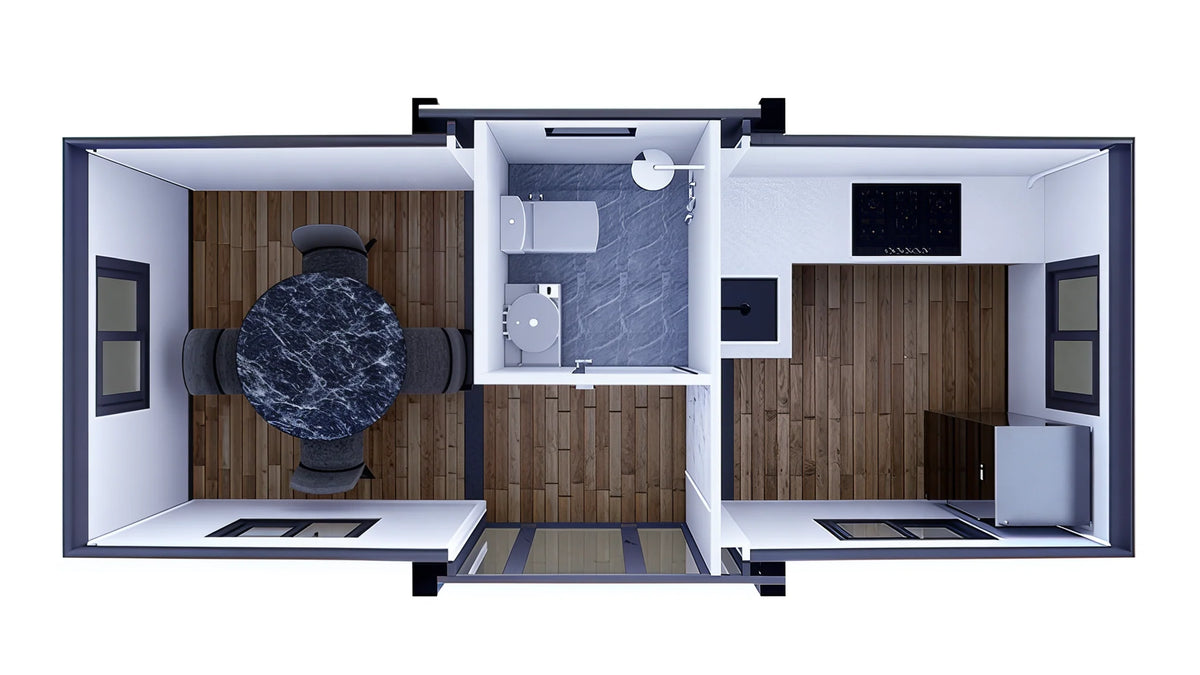 Cockahoop Cove – 10ft Tiny Home | 1 Bedroom Container House